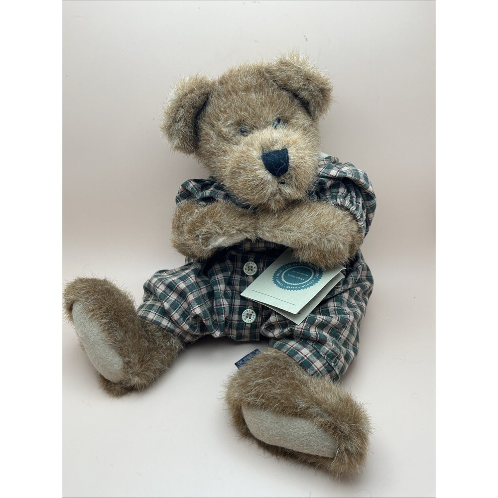 Boyd's Bears Hunter Bearsdale 14" Greenspan Hang Tags 1-piece Plaid Outfit